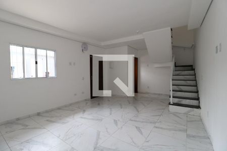 Sala e Cozinha de casa à venda com 2 quartos, 70m² em Parque Novo Oratório, Santo André