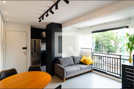 Sala de apartamento à venda com 2 quartos, 49m² em Chácara Inglesa, São Paulo