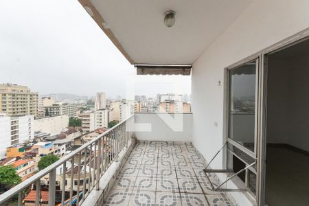 Varanda da Suíte de apartamento à venda com 2 quartos, 70m² em Tijuca, Rio de Janeiro