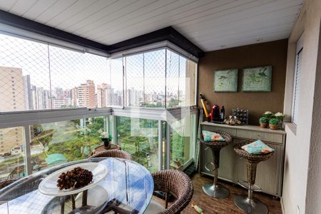 Varanda da Sala de apartamento à venda com 3 quartos, 102m² em Jardim, Santo André