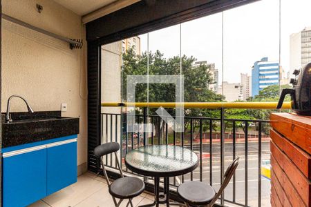 Apartamento à venda com 36m², 1 quarto e sem vagaVaranda