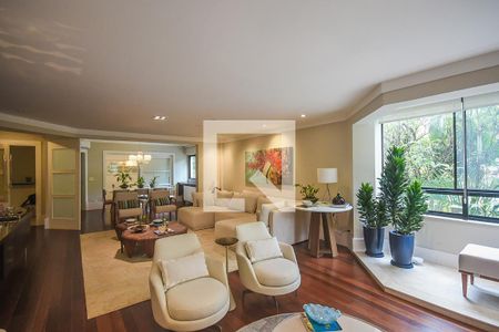 Sala de apartamento à venda com 4 quartos, 233m² em Paineiras do Morumbi, São Paulo