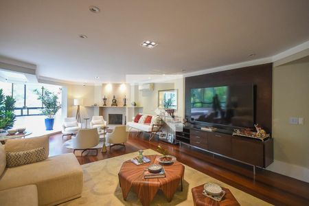 Sala de apartamento à venda com 4 quartos, 233m² em Paineiras do Morumbi, São Paulo