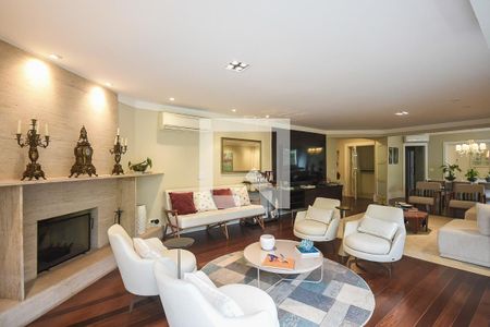 Sala de apartamento à venda com 4 quartos, 233m² em Paineiras do Morumbi, São Paulo
