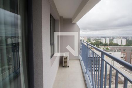 Varanda de apartamento para alugar com 1 quarto, 34m² em Santo Amaro, São Paulo