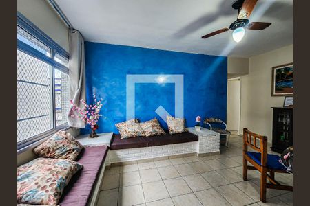 Sala de apartamento para alugar com 2 quartos, 64m² em Jardim Ana Maria, Guarujá