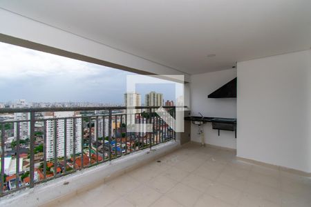 Varanda gourmet de apartamento à venda com 3 quartos, 95m² em Vila Prudente, São Paulo