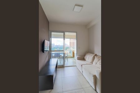 Sala de apartamento à venda com 1 quarto, 33m² em Brooklin Paulista, São Paulo