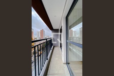 Varanda da Sala de kitnet/studio à venda com 1 quarto, 33m² em Ipiranga, São Paulo