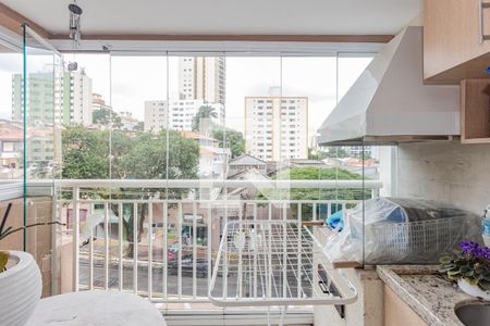 Varanda da Sala de apartamento à venda com 3 quartos, 70m² em Vila Gumercindo, São Paulo