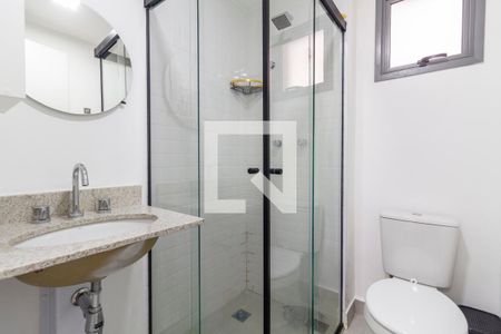 Banheiro de apartamento à venda com 1 quarto, 28m² em Jardim Paulista, São Paulo