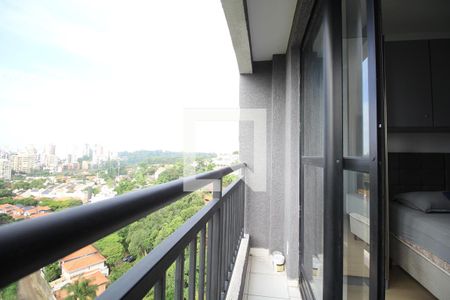 Studio para alugar com 26m², 1 quarto e sem vagaVaranda