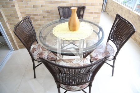Detalhe da Varanda de apartamento para alugar com 1 quarto, 50m² em Guilhermina, Praia Grande