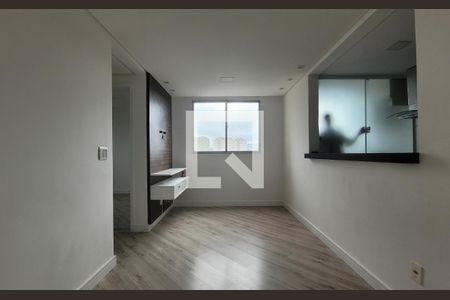Sala de apartamento para alugar com 2 quartos, 49m² em Vila Homero Thon, Santo André