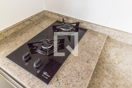Apartamento para alugar com 54m², 1 quarto e 2 vagas Apartamento para alugar com 54m², 1 quarto e 2 vagasDetalhe da cozinha