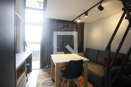 Sala de kitnet/studio à venda com 1 quarto, 27m² em Moema, São Paulo