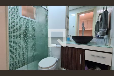 Apartamento à venda com 76m², 3 quartos e 2 vagasBanheiro da Suíte