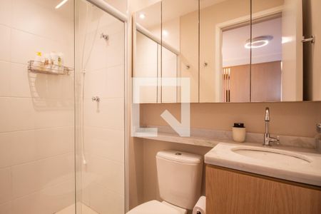 Banheiro da Suíte de apartamento para alugar com 1 quarto, 36m² em Presidente Altino, Osasco