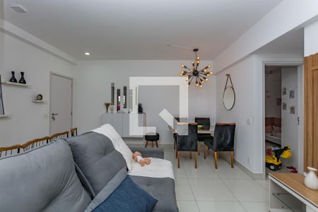 Sala de apartamento à venda com 2 quartos, 75m² em Caiçaras, Belo Horizonte