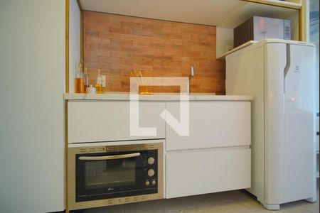 Cozinha de kitnet/studio à venda com 1 quarto, 37m² em Auxiliadora, Porto Alegre