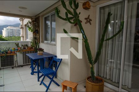 Varanda de apartamento para alugar com 3 quartos, 90m² em Barra da Tijuca, Rio de Janeiro