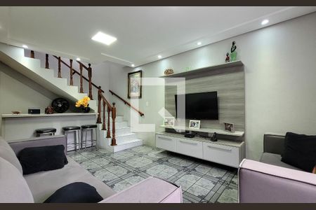 Sala de casa à venda com 3 quartos, 208m² em Vila Curuca, Santo André