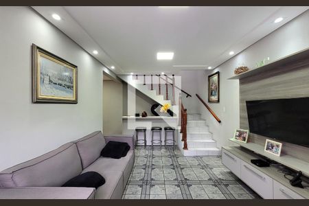 Sala de casa à venda com 3 quartos, 208m² em Vila Curuca, Santo André