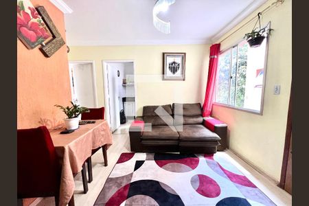 Sala  de apartamento à venda com 2 quartos, 48m² em Jardim Laguna, Contagem