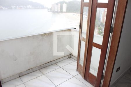 Sacada da Sala de apartamento para alugar com 2 quartos, 90m² em Centro, São Vicente