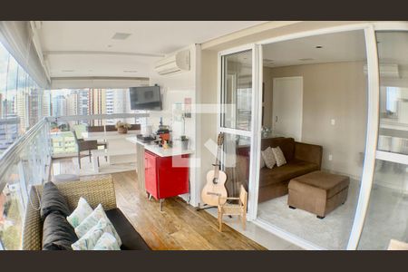 Varanda gourmet de apartamento à venda com 4 quartos, 127m² em Cursino, São Paulo