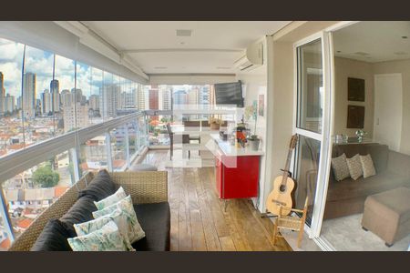 Varanda gourmet de apartamento à venda com 4 quartos, 127m² em Cursino, São Paulo