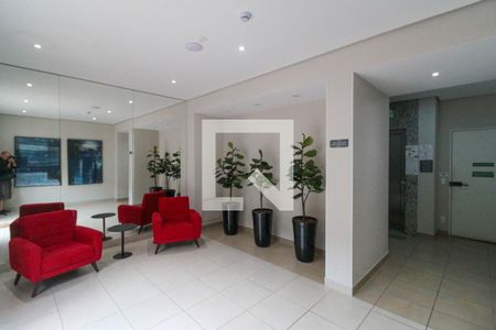 Studio para alugar com 36m², 1 quarto e sem vaga Studio para alugar com 36m², 1 quarto e sem vagaHall de entrada