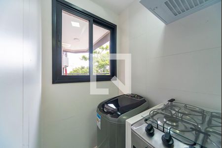 Área de Serviço de apartamento para alugar com 1 quarto, 41m² em Vila Valparaíso, Santo André