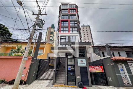 Fachada de apartamento para alugar com 1 quarto, 41m² em Vila Valparaíso, Santo André