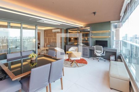 Varanda de apartamento à venda com 3 quartos, 158m² em Brooklin, São Paulo