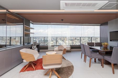 Varanda de apartamento à venda com 3 quartos, 158m² em Brooklin, São Paulo