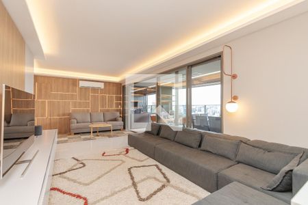 Sala de apartamento à venda com 3 quartos, 158m² em Brooklin, São Paulo