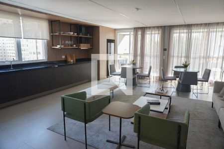 Studio para alugar com 32m², 1 quarto e sem vaga Studio para alugar com 32m², 1 quarto e sem vagaÁrea comum - Salão de festas