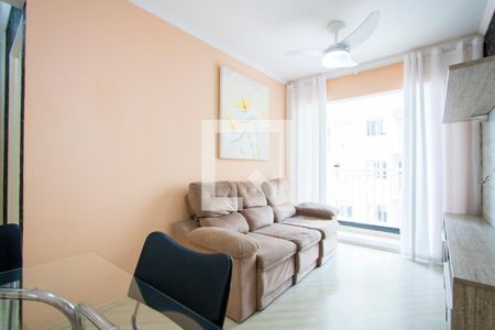 Sala de apartamento à venda com 2 quartos, 45m² em Vila Homero Thon, Santo André