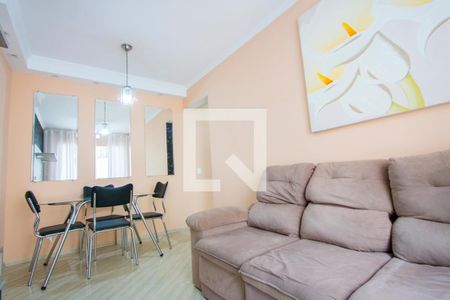 Sala de apartamento à venda com 2 quartos, 45m² em Vila Homero Thon, Santo André