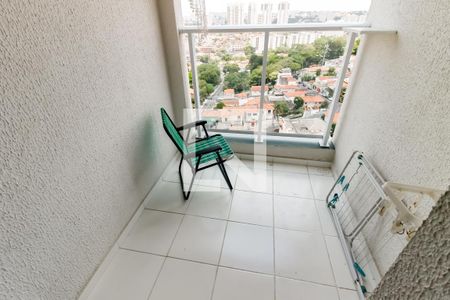Sacada da Sala/Cozinha de apartamento à venda com 2 quartos, 31m² em Vila Sonia, São Paulo