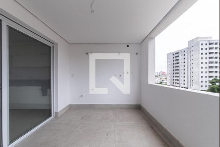 Varanda -Lavanderia Integrada de apartamento para alugar com 2 quartos, 66m² em Parque das Nações, Santo André