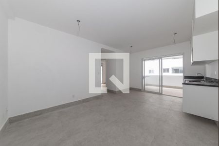 Sala - Cozinha Integrada de apartamento para alugar com 2 quartos, 66m² em Parque das Nações, Santo André