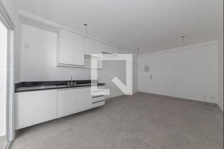 Sala - Cozinha Integrada de apartamento para alugar com 2 quartos, 66m² em Parque das Nações, Santo André