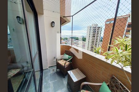 Varanda - Sala de Estar de apartamento à venda com 3 quartos, 185m² em Vila Suzana, São Paulo
