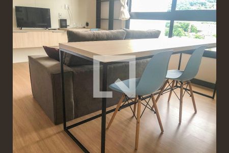 Sala / Quarto / Cozinha de apartamento para alugar com 1 quarto, 70m² em Saco dos Limões, Florianópolis
