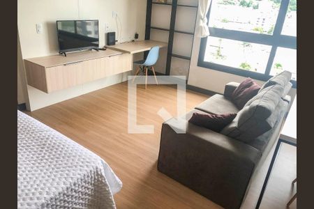 Sala / Quarto / Cozinha de apartamento para alugar com 1 quarto, 70m² em Saco dos Limões, Florianópolis