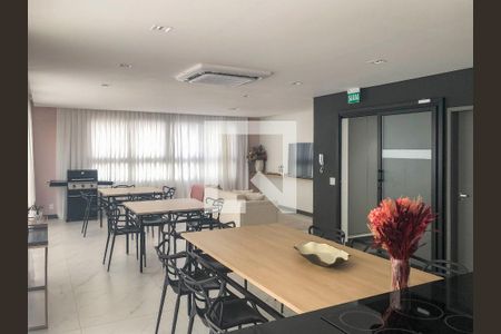 Salao de Festas (Espaço Gourmet) de apartamento para alugar com 1 quarto, 70m² em Saco dos Limões, Florianópolis