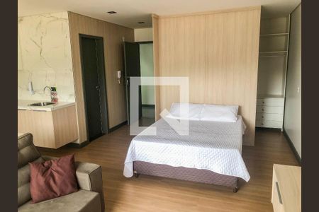 Sala / Quarto / Cozinha de apartamento para alugar com 1 quarto, 70m² em Saco dos Limões, Florianópolis