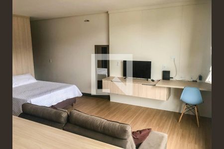 Sala / Quarto / Cozinha de apartamento para alugar com 1 quarto, 70m² em Saco dos Limões, Florianópolis
